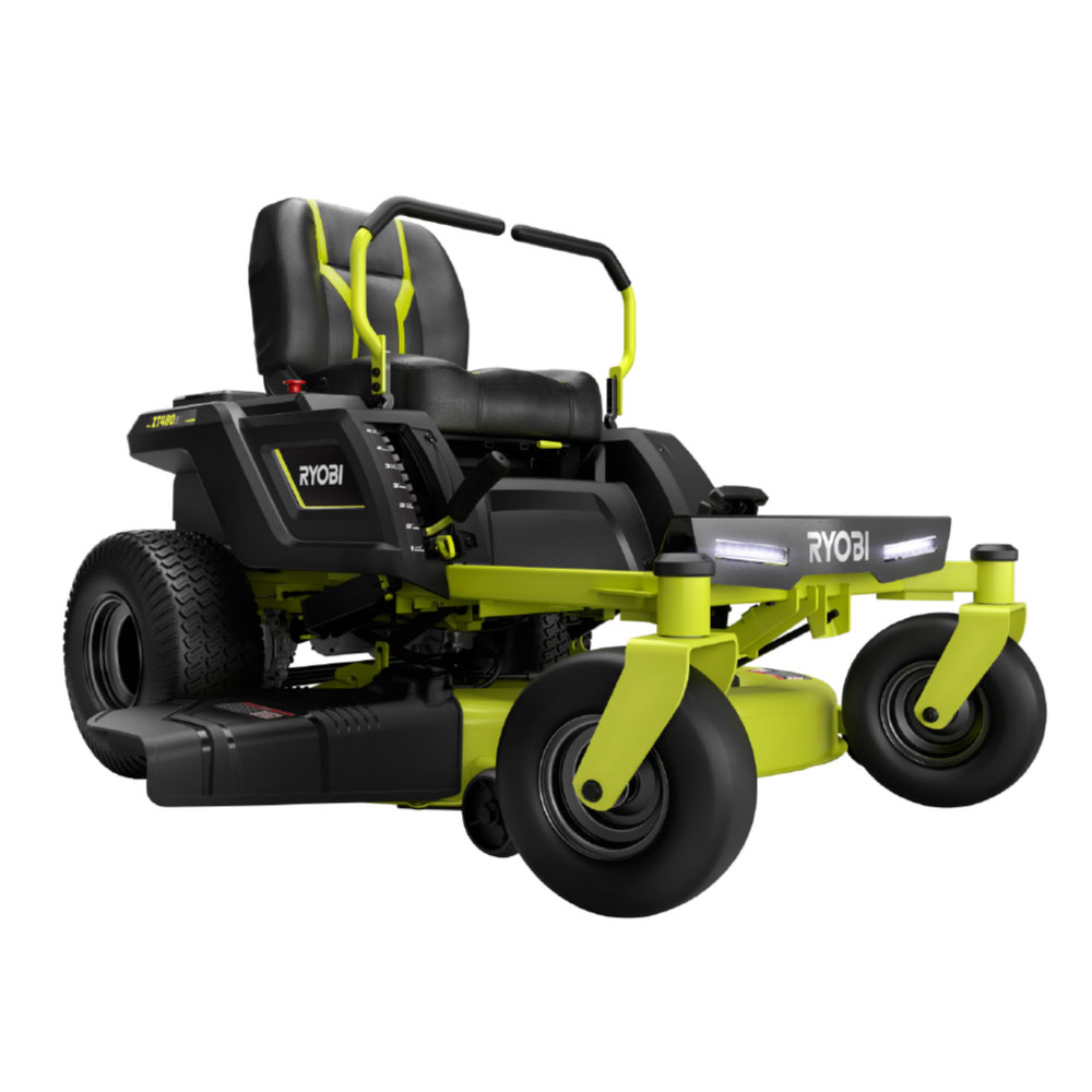 Electric sit on deals mower