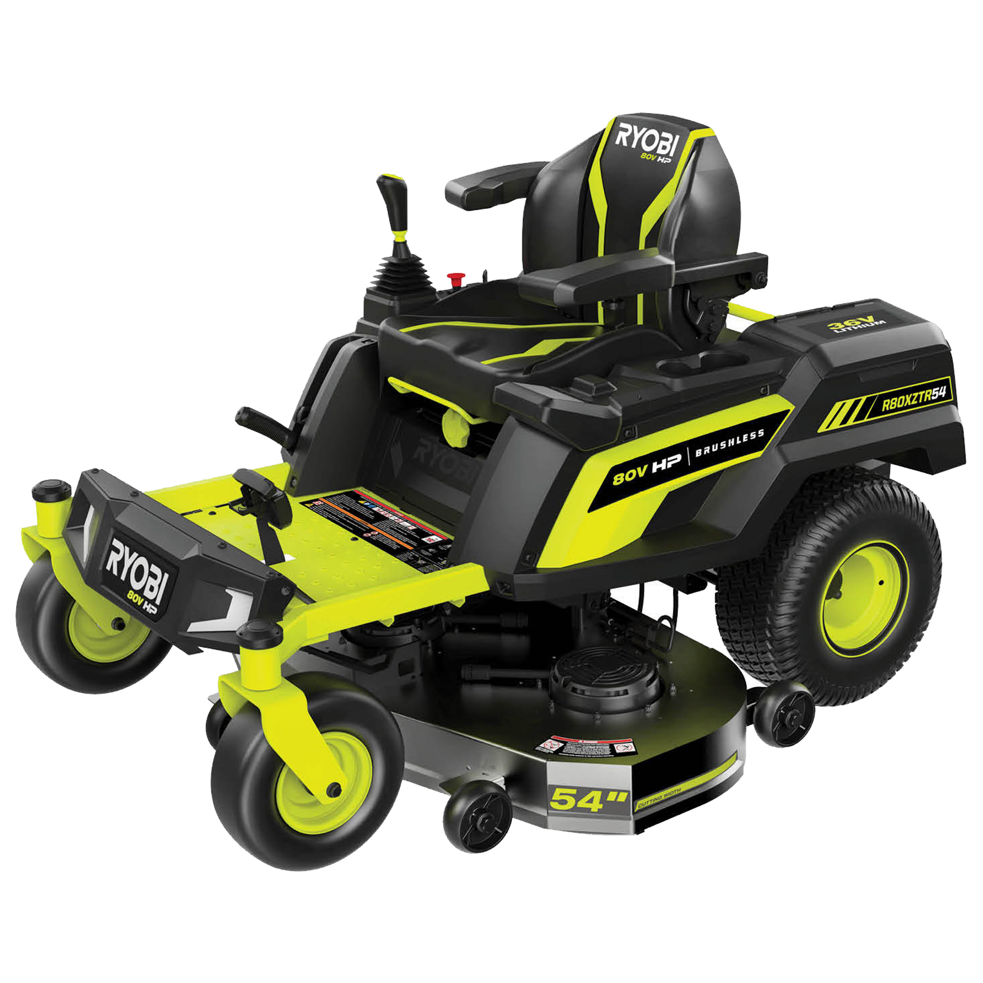 Ryobi zero deals turn mower battery