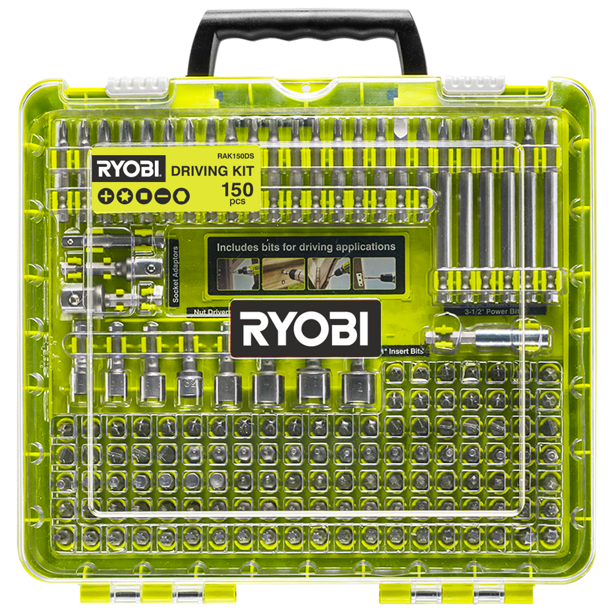 Ryobi 150 piece driving set clearance
