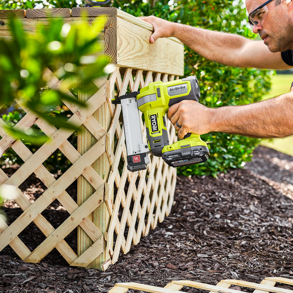 Ryobi airstrike best sale crown stapler