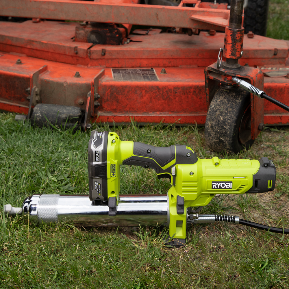 Ryobi battery operated online grease gun