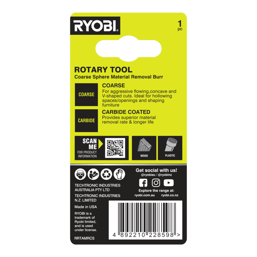 Ryobi one way screw remover hot sale