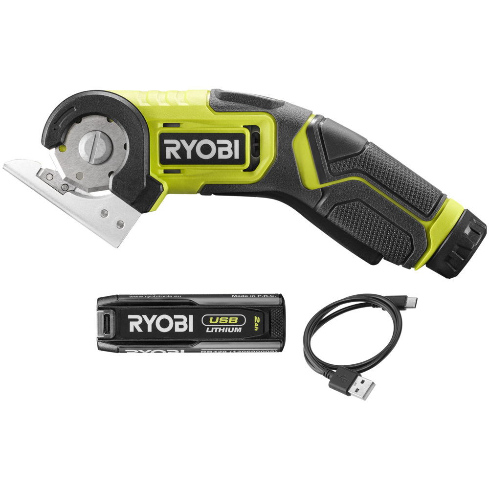 RYOBI USB Lithium Power Cutter Kit (RCT4K) in action 